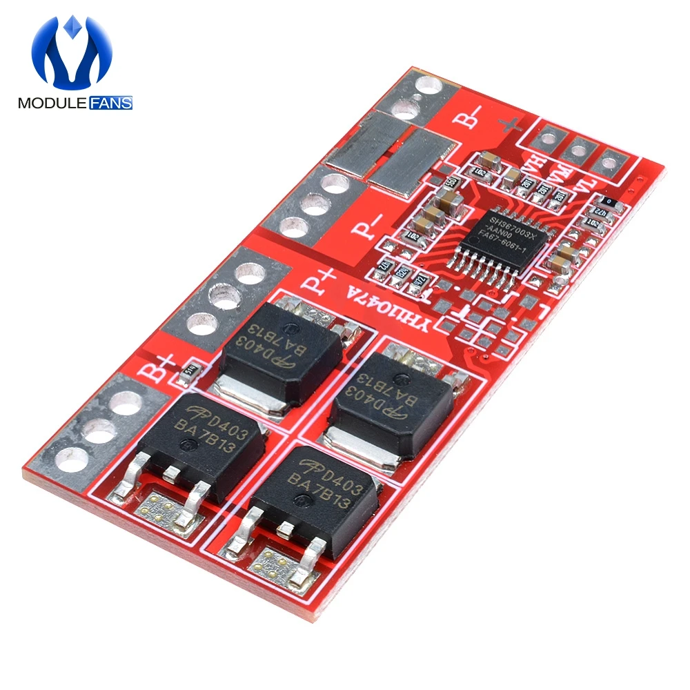 Плата зарядного устройства PCB BMS макс. 30 А для литий ионной литиевой батареи 12 6 в