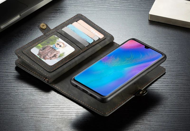 Чехол-бумажник для HUAWEI P30 Pro P30 Lite чехол многофункциональная молния кожаный чехол-книжка на магнитной застежке для HUAWEI P30Pro P30lite чехол