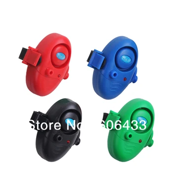 

4PCS/lot high luminance Fishing Fish Bite Alarm Rod Sound Buzzer LED Light Clip sound can Adjust