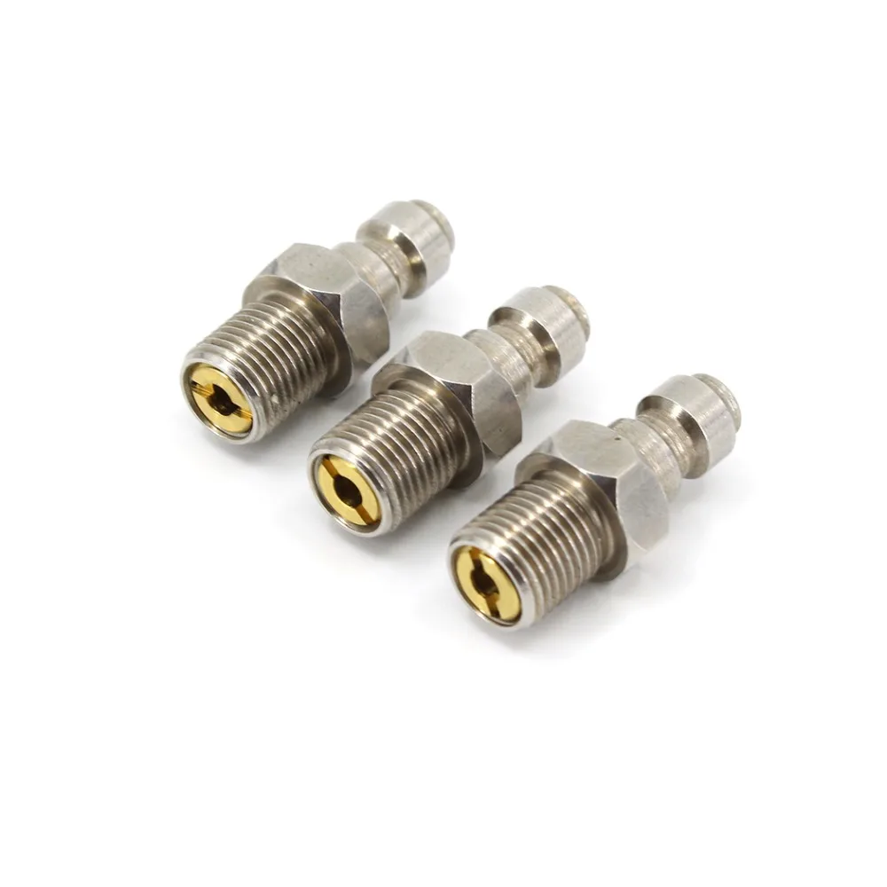 PCP Airforce Пейнтбол высокого давления 1/8BSPP M10x1 1/8NPT разъем из нержавеющей стали 8 мм