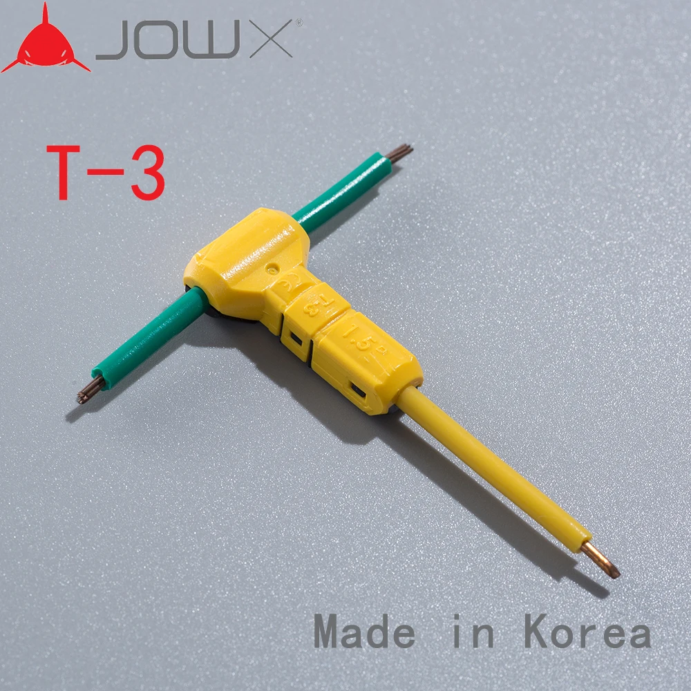 

100pcs Scotch Lock Quick Splice Crimp Terminal T type Wire Tapping Joint 16-15AWG 1.5mm2 Solid Stranded 1.5mm Wire Connector