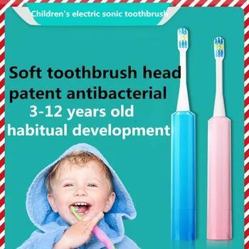

Double-sided Tooth Brush Heads TeethBrush For with 2Replaceable Children Electric Toothbrush Waterproof(Battery not include)