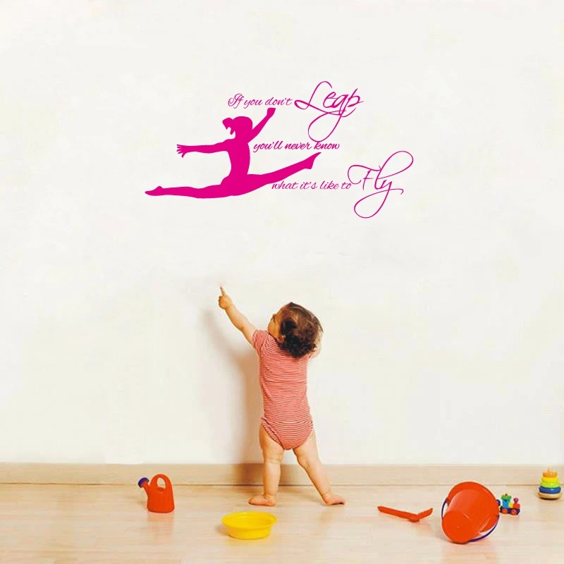 Gymnast Vinyl Stickers