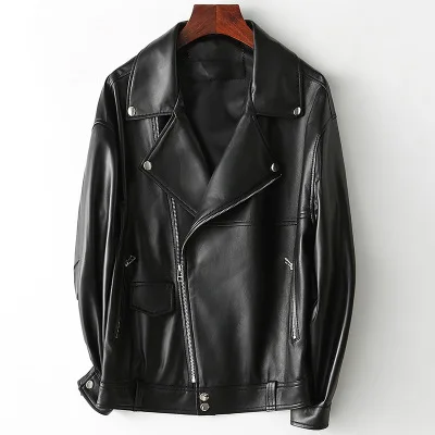 

2019 New Fashion Genuine Sheep Leather Jacket H22