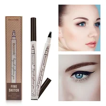 1 шт. карандаш для бровей ручка для бровей для женщин и девочек водостойкая вилка наконечник для бровей ручка для бровей карандаш для бровей продуктов