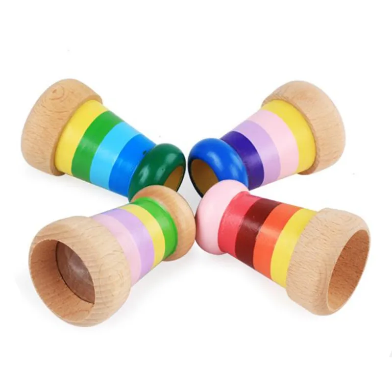 

MINI Chromatic Kaleidoscope Children Educational Science Toy Classic Toys Wooden intelligence toys
