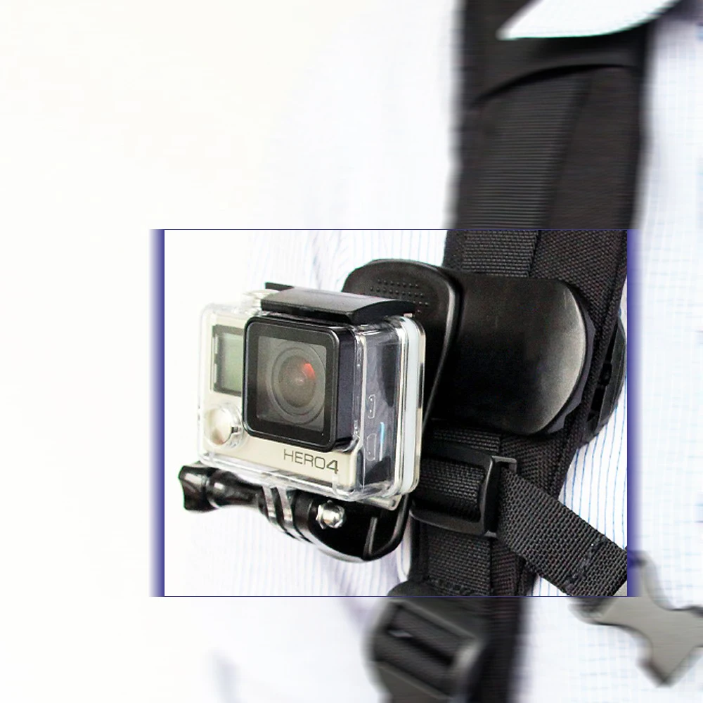 Новинка вращающийся на 360 градусов зажим для рюкзака GoPro Quik Release быстрое крепление