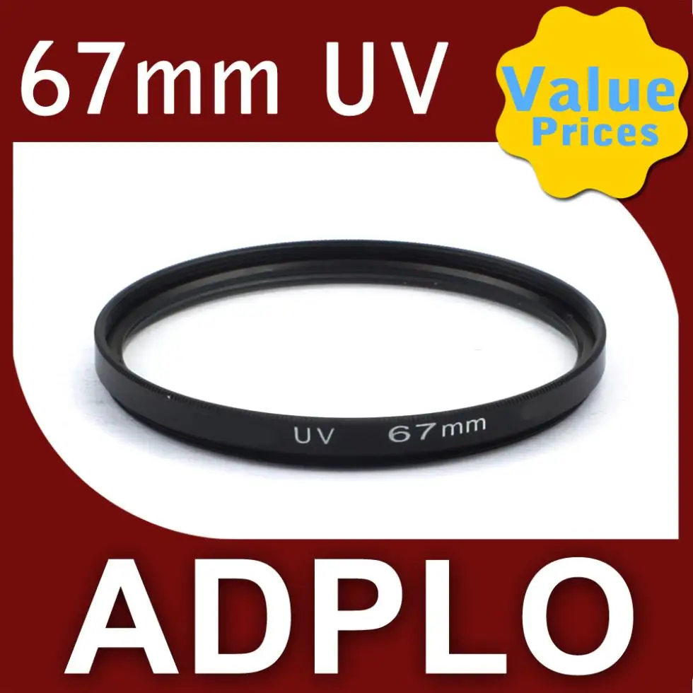 67mm Ultra-Violet UV lens Filter Protector Suit for Nikon Canon Pentax Sigma Olympus D7100 D5100 D90 D7000 D600 D800 18-105mm