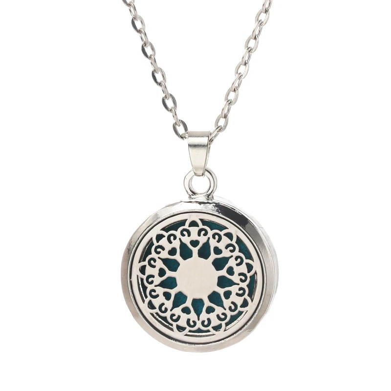1 шт. калейдоскопический узор из нержавеющей стали магнитный кулон для духов