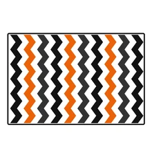 Европейский Простой стиль абстрактный дизайн полосатый узор Прямоугольный Коврик противоскользящий моющийся коврик для офисного стула кабинета