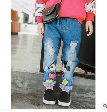 Детские штаны, Брюки Джинсы для маленьких мальчиков и девочек Брендовые Модные осенние детские брюки на возраст от 2 до 7 лет дети Костюмы& shipping00
