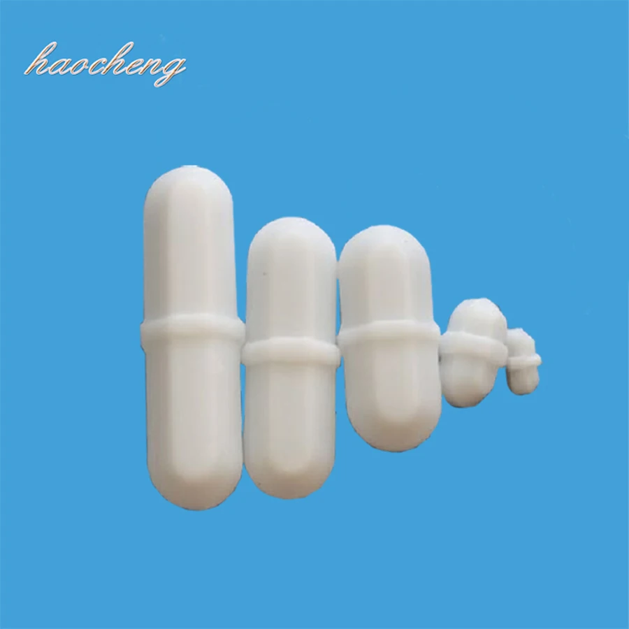 B8x40 лабораторная магнитная мешалка миксер бары PTFE палочка для перемешивания тефлоновое покрытие(10 шт