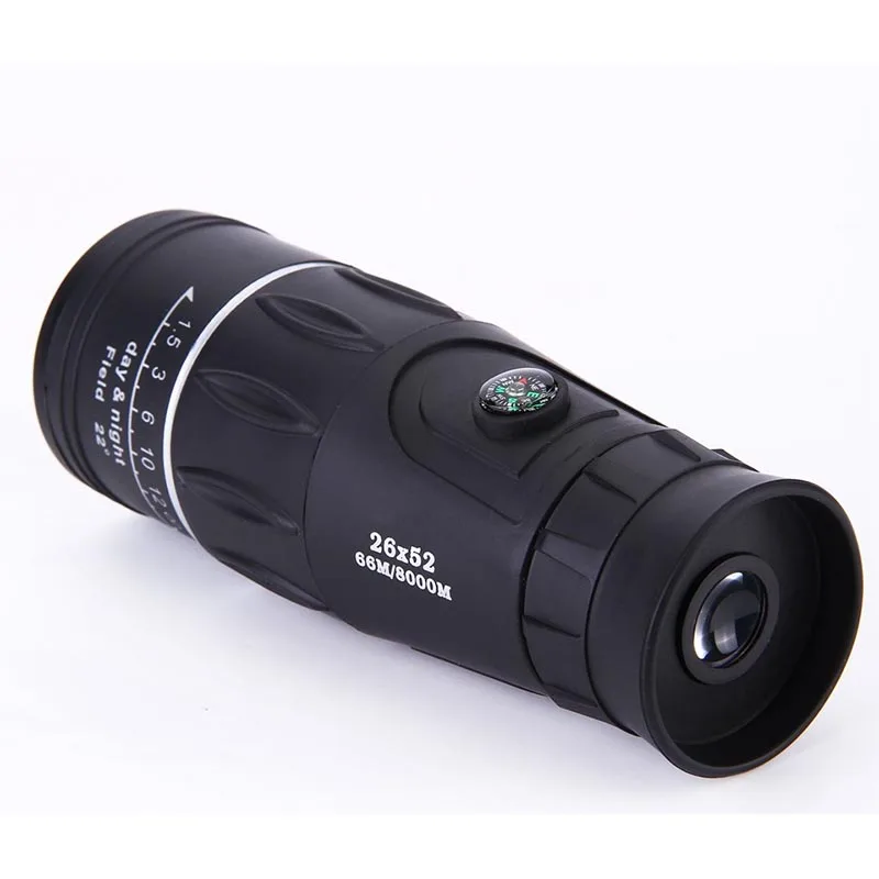 Monocular 26x52 Telescope High Power Optical lenses Green Film Handhold