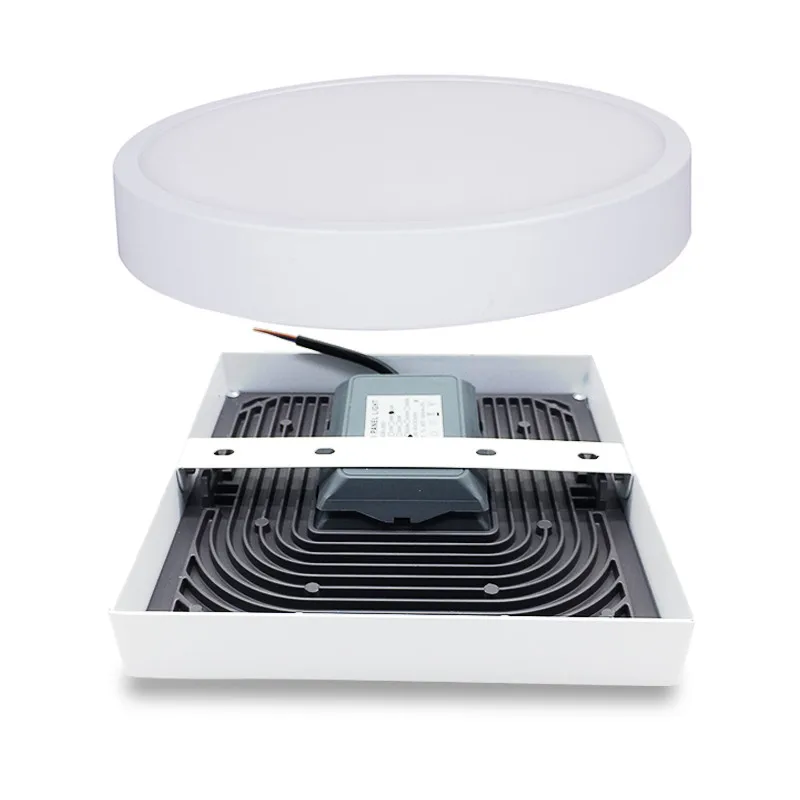 

Ultra thin 8W/16W/22W/30W Round Square Panel LED Aluminum LED Panel Light Surface Mounted Downlight Ceiling Down Lamp