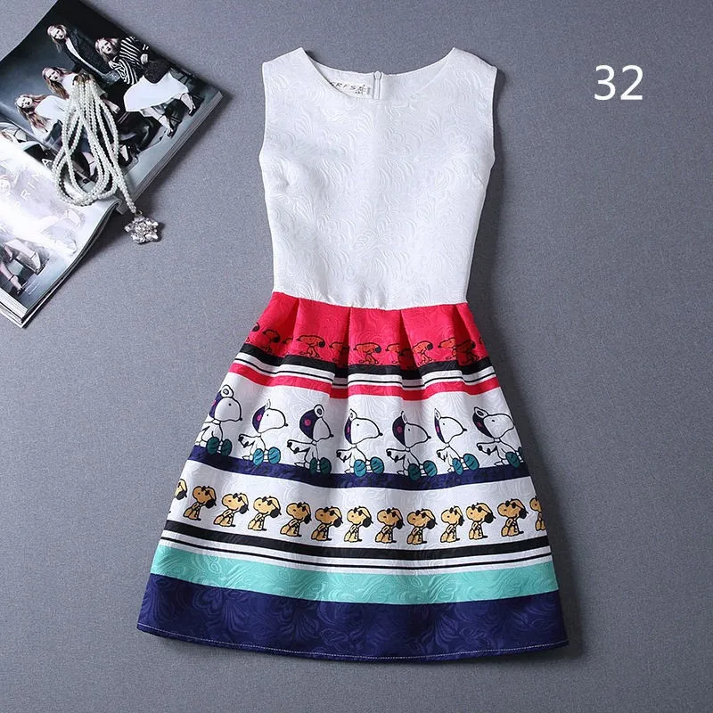 Women-Summer-Dress-New-2016-Fashion-Printing-Sleeveless-Casual-Dress-Vestidos-Vintage-Woman-Slim-Princess-tutu (1)