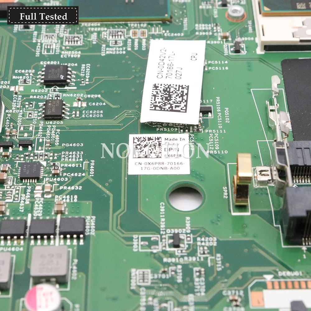 NOKOTION CN-0X6P88 0X6P88 48.4IP01.011 الرئيسي مجلس لديل انسبايرون N5040 اللوحة المحمول HM57 DDR3 شحن وحدة المعالجة المركزية