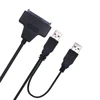 Tisanctuic 2022 chaud SATA à USB 2.0 à 7 15 22pin adaptateur câbles alimentation externe pour 2.5 ''Ssd Hdd disque dur convertisseur de disque ► Photo 3/6