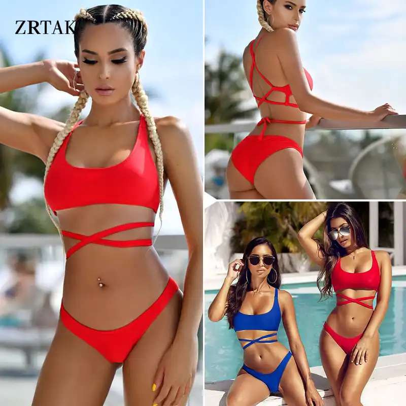 cross body bathing suit