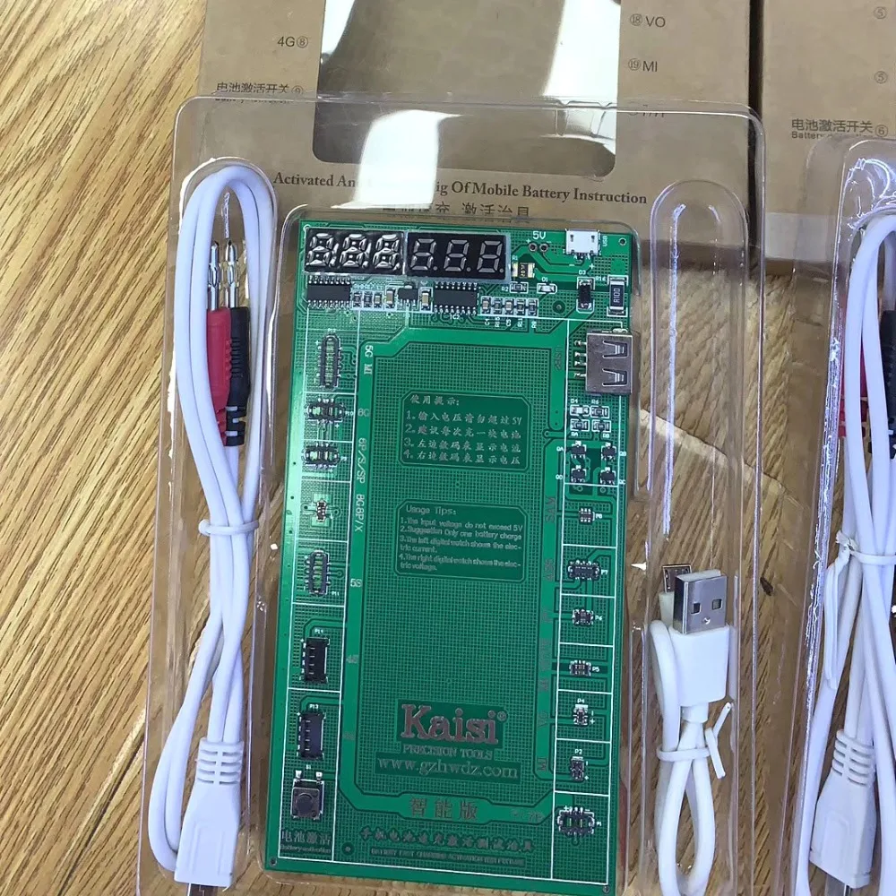 Плата для активации аккумулятора телефона Kaisi зарядный usb кабель iPhone 4 8X VIVO Samsung