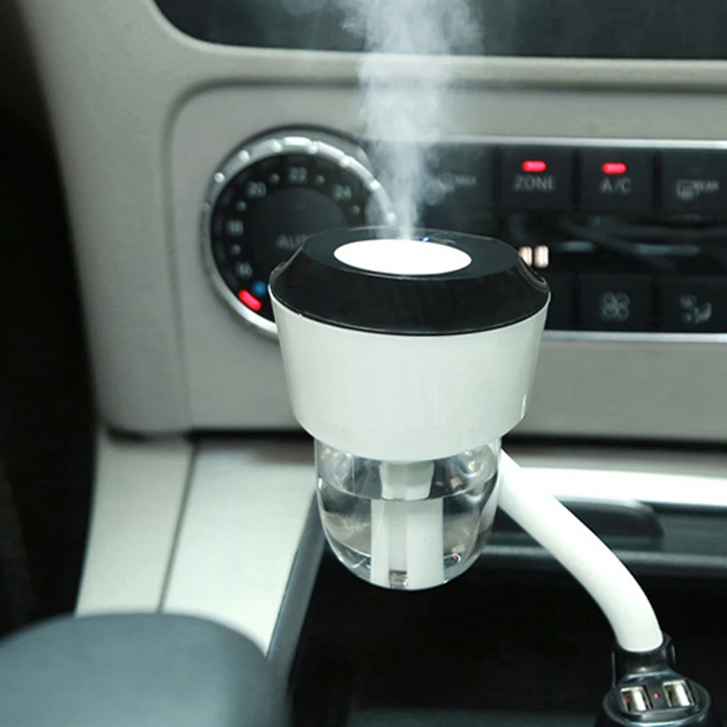 Автомобильный освежитель воздуха Духи диффузор ароматический очиститель воздуха дезодорант артефакт аромат с двойным USB зарядное устройство порт для Авто/офиса