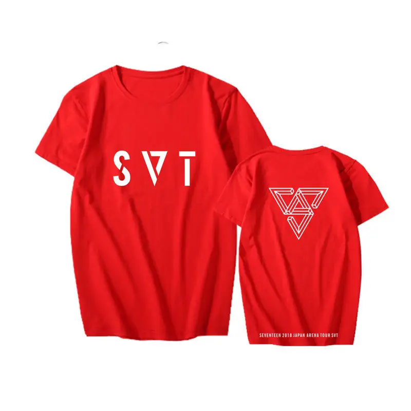 SEVENTEEN 17 Unisex T-shirt 2018 JAPAN ARENA SVT Concert men T shirt Casual Top short sleeve Tee KPOP (3)