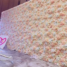 3,2 м x 2,4 м горячее шампанское Гортензия и Роза свадебные цветочные настенные Цветочные Декорации, свадебное украшение