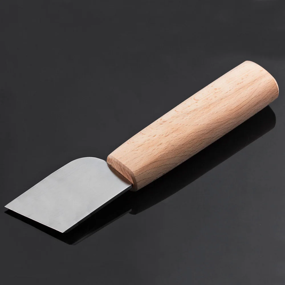 Online WUTA cuchillo de corte profesional de cuero para manualidades, cuchillo para afilar, herramienta para esquiar, hoja de acero de alta velocidad, mano derecha izquierda