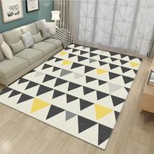 Скандинавском стиле 3D печать Геометрическая серия ковер гостиная диван журнальный столик нескользящий коврик спальня коврик для обучения свадебное украшение