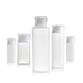 

50pcs 12/18ml Cosmetics empty inverted bottle/extrusion lotion soft tube/clamshell cover bottle Travel Sample subpackage tube