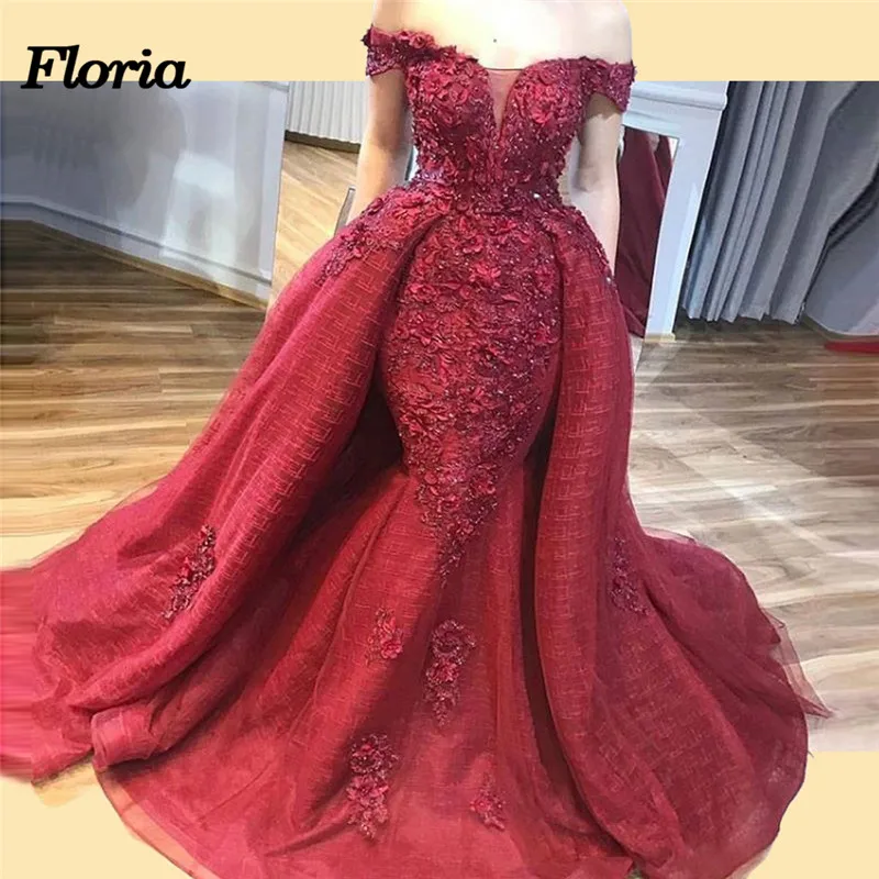 

Luxury African Burgundy Evening Dresses Dubai Arabic Two Pieces Evening Party Dress Muslim Turkish Prom Gowns robe de soiree