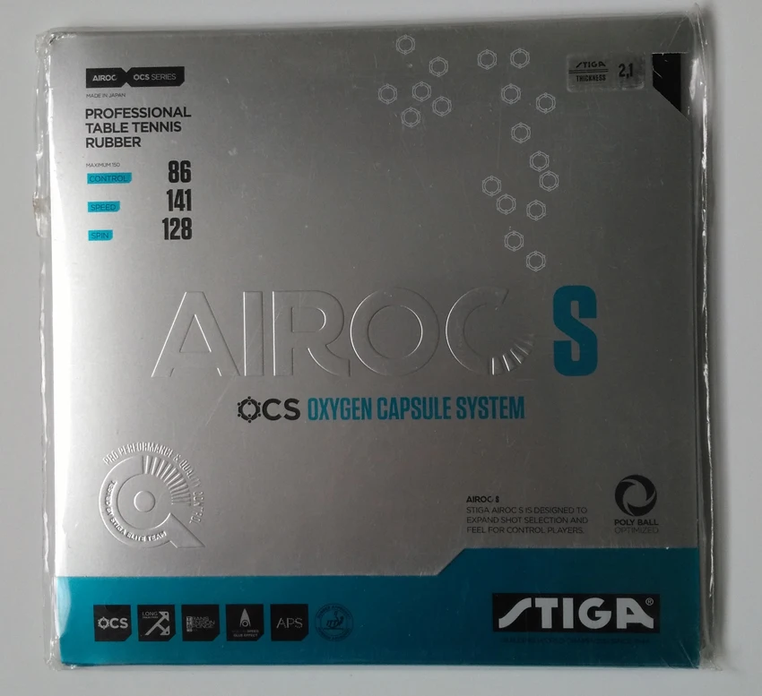 Оригинальные AIROC-S Stiga AIROC S, резиновые прыщи для настольного тенниса, эластичные, stiga, ракетки для настольного тенниса, Спортивная ракетка