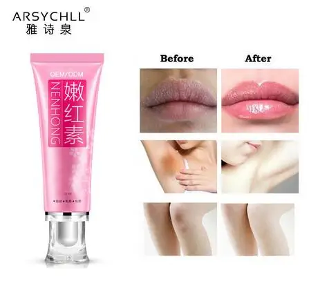 Дешево Arsychll розовый соска крем Salable продукт розовый Магия Ареола влагалище губы соска крем без вреда для кожи удалить Ареола частный Темный