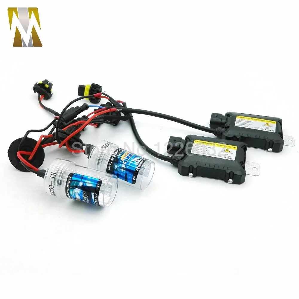 Farol do Carro Kit de Conversão Xenon Escondeu Auto Substituição h3 H4-1 h7 h9 H11 h8 h1 9005 9006 880 881 Hb3 Hb4 1 Par 55w Hid 7 Carro ESCONDEU Kit de Conversão Auto Substituição