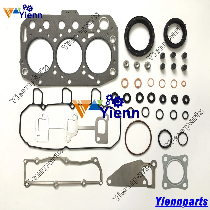 Yanmar 3D70E 3TNV70 Full Gasket Set 719515 92600 & Head Gasket 119515