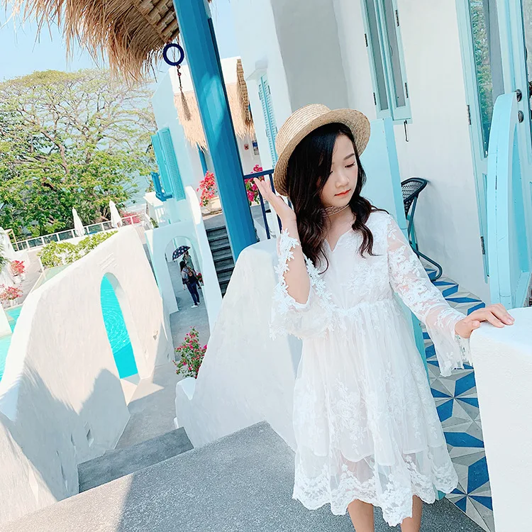Flower Girl Dresses For Weddings 2019 New Little Kids White Party Girls Floral Dress Lace Embroidered Spring Summer Teen Clothes 4 5 6 7 8 9 10 11 12 13 14 15 16 years little teen dresses for teenagers (4).jpg