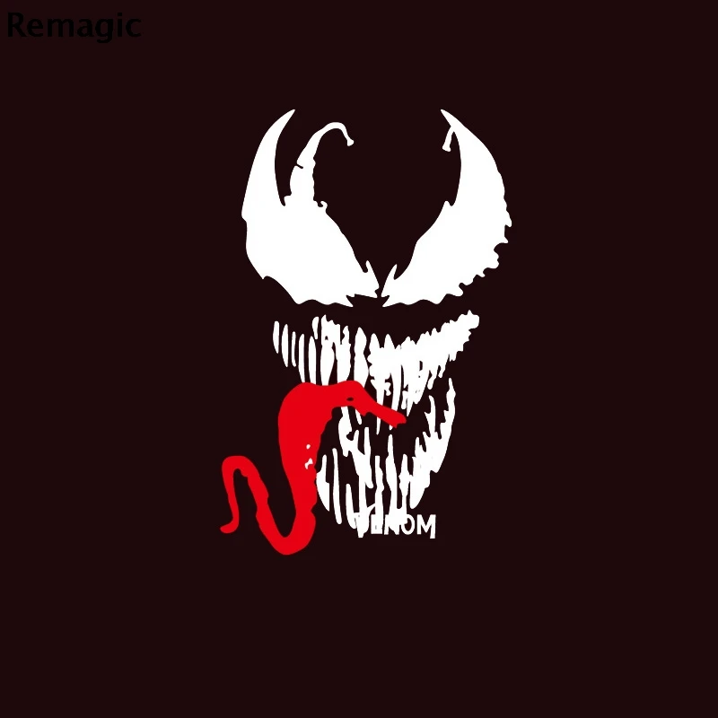 

Marvel Venom kids Patch Iron on Heat Transfer Printing Sticker Clothes DIY Appliques Washable A-level Thermal Patches