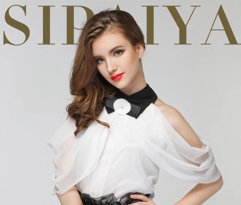 White Chiffon Blouse (2)