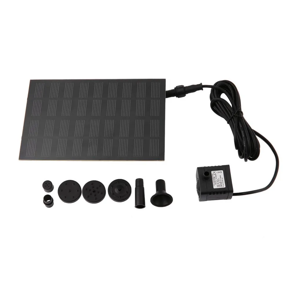 

AS-180-0918A High Quality Mini Solar Powered Water Pump with Solar Panel For Fountain Garden Pond Outdoor Decoration
