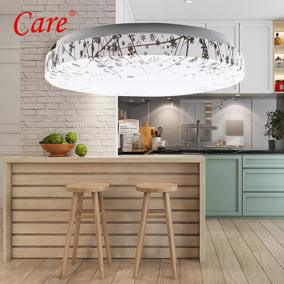 

Care Modern LED Ceiling Light Round Lighting Lamp Indoor Fixture Lamp 18W 24W 6500K Surface Mount Living Room Kitchen Bedroom
