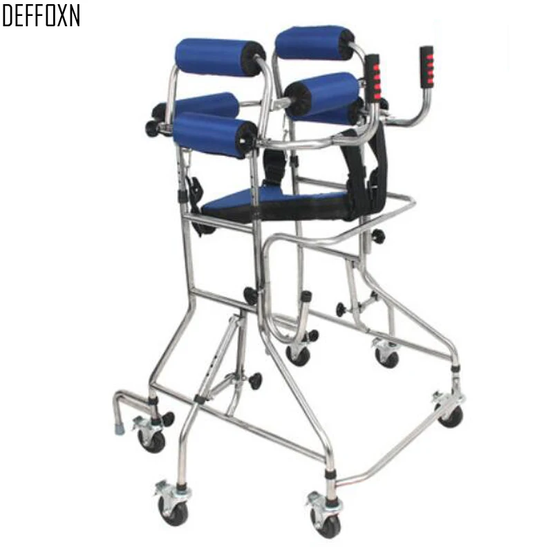 YFQ Ultra-Narrow Walking Frame Old Man Roller Walker Foldable Rehabilitation Auxiliary Walker with Locking Brake Cushion Seat Height Adjustable Walking Auxiliary Equipment YFQ Ultra-Narrow Walking Frame Old Man Roller Walker Foldable Rehabilitation Auxiliary Walker with Locking Brake Cushion Seat Height Adjustable Walking Auxiliary Equipment