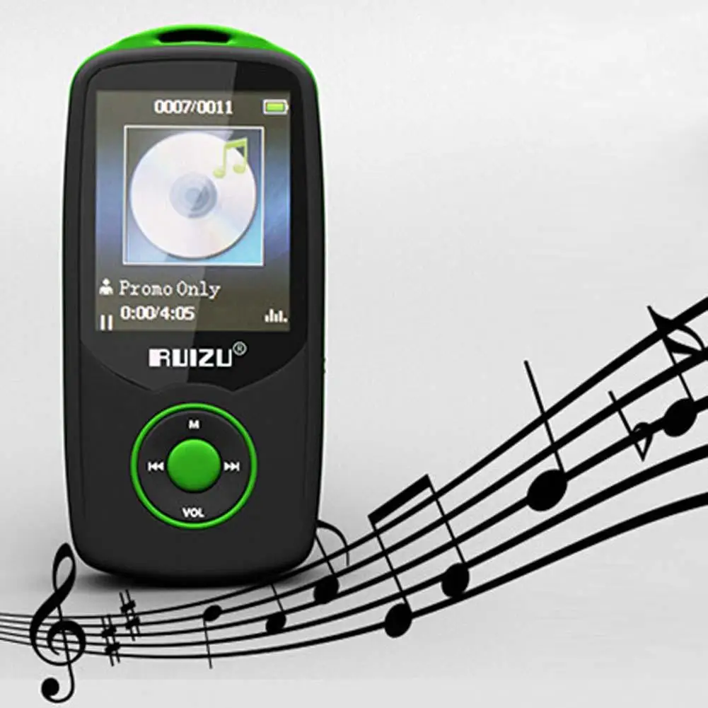 1," TFT Bluetooth MP3-плеер Поддержка TF карты 4G хранения встроенный fm-радио# B