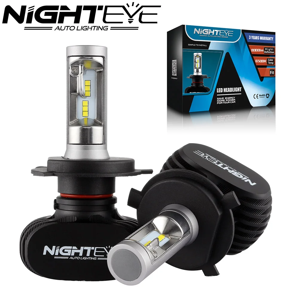 Prix pour NIGHTEYE H4 9003 HB2 50 W 8000LM 6500 K CSP LED De Voiture phare Conversion Kit Brouillard Lampe Ampoule DRL Auto Voiture Led lumières Prix pour NIGHTEYE H4 9003 HB2 50 W 8000LM 6500 K CSP LED De Voiture phare Conversion Kit Brouillard Lampe Ampoule DRL Auto Voiture Led lumières