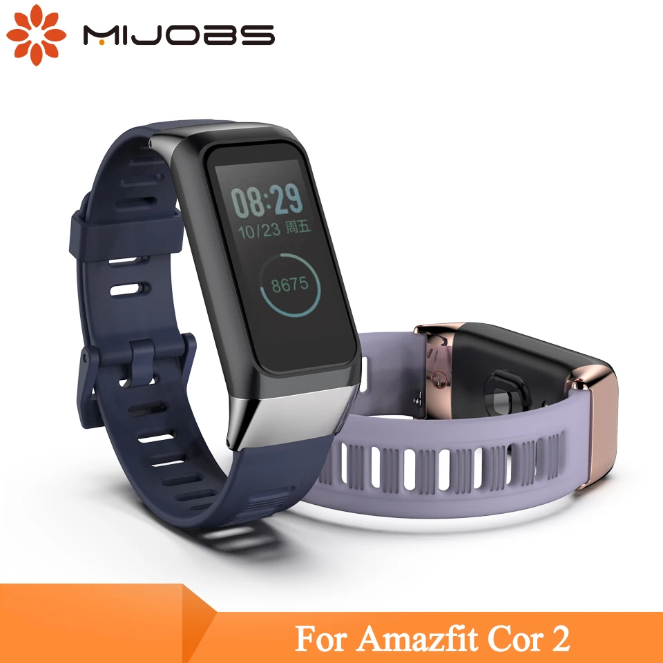 

Mijobs Silicone Strap for Xiaomi Huami Amazfit Cor 2 Smart Band Wrist Strap Bracelet for Amazfit Cor 2 Smart Wristband