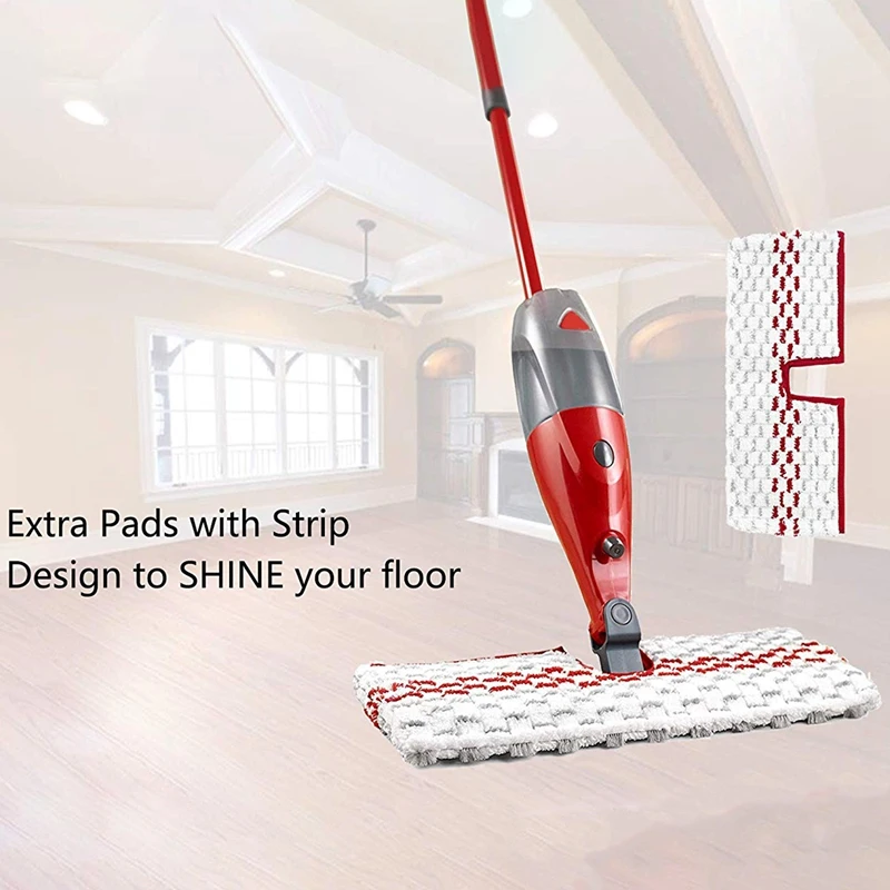 

5-Piece Replacement Mop Head Microfiber Washable Spray Mop Pad Replacement Rag for O-Cedar Promist Max Mop