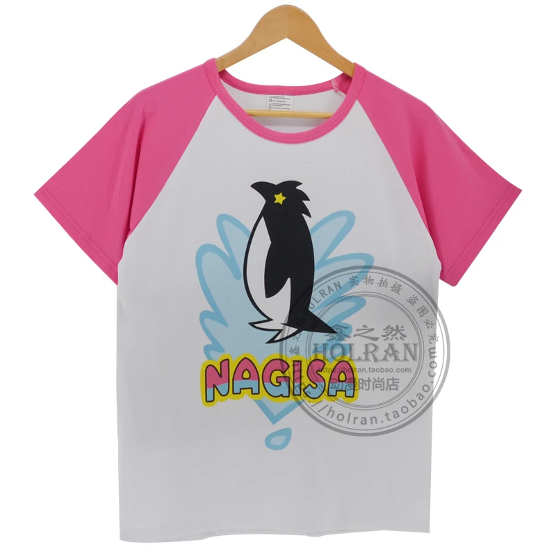 Iwatobi swim Club Харука нанасе Косплей Топ Футболка Макото Тачибана