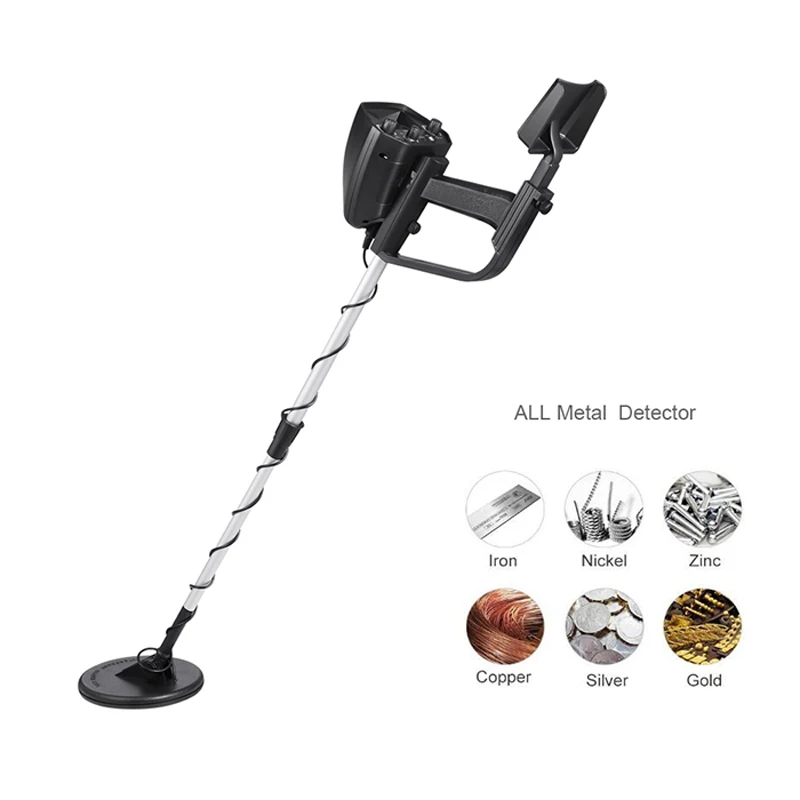 

Mayitr 1pc MD-4030 Metal Detector Gold Underground Detectors Length Adjustable Metal Treasure Hunter Seeker Portable Detector
