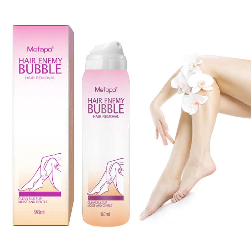 

98ML Painless Hair Removal Spray Cream Depilatory Bubble Wax Body Bikini Legs Facial Hair Remover Foam Mousse in Spray TSLM2