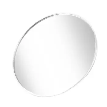 

EDFY-Silver Tone 3.7 inch Dia Round Rear View Blind Spot Mirrors for Car