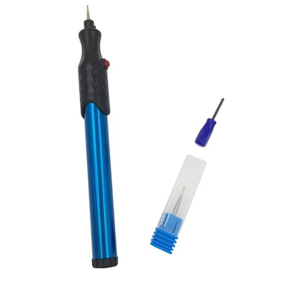 2,35 мм мини микро алюминий Портативный Ручной Электрический гравирование шлифование ручка резьба инструмент для DIY Ювелирные изделия металлическое стекло - Цвет: Blue