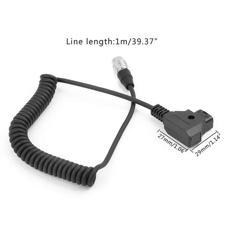 

100cm D-Tap To Hirose 4pin Male Plug Power Cable Sound Devices For Zoom F8 Recoeder qiang